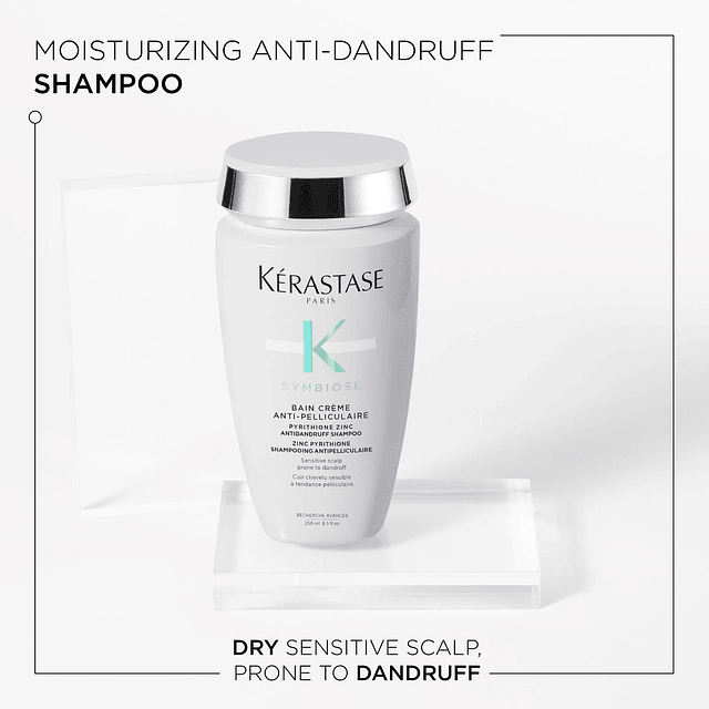 Kerastase Symbiose Shampoo en crema anticaspa | Limpia e hid