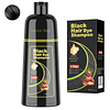 Shampoo de tinte para cabello negro para mujer y hombre, Sha