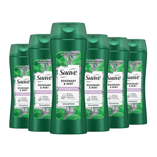 Shampoo suave para revitalizar el cabello Romero y menta vig