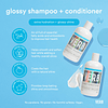 Shampoo brillante , 12 onzas líquidas