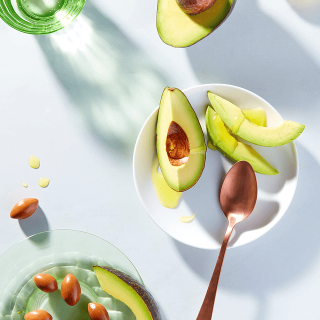 Shampoo para alimentos para el cabello, aguacate y aceite de