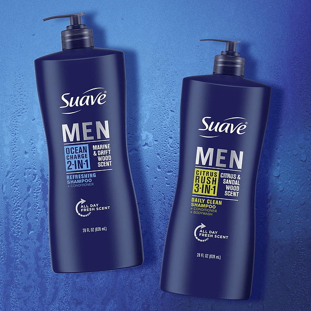 Men Shampoo y acondicionador 2 en 1 Ocean Charge – Shampoo y