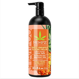 Shampoo para el cabello con biotina , piña dulce y melón de