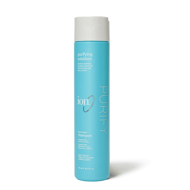 Shampoo de agua dura de Purifying Soluts, limpieza suave par