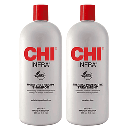 Juego dúo de Shampoo y tratamiento Infra de 32 oz