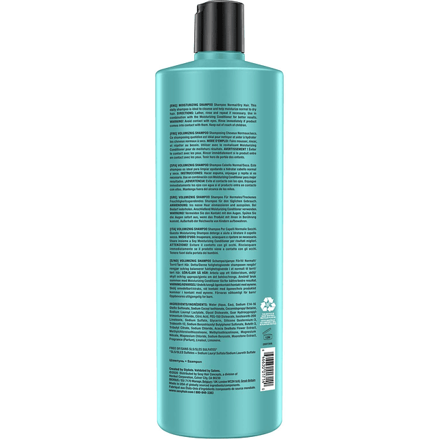 Shampoo hidratante saludable SexyHair, 33.8 oz | Humedad, de