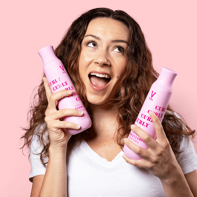 V&Co. Shampoo Beauty para cabello rizado con tecnología de p