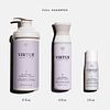 El Shampoo voluminizador Virtue Full sin sulfato espesa el c