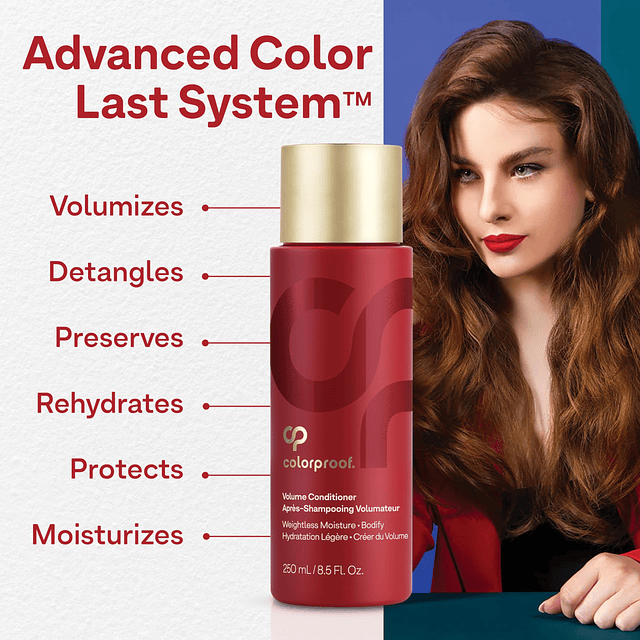 Acondicionador de volumen Colorproof para mujeres 8.5 fl. On