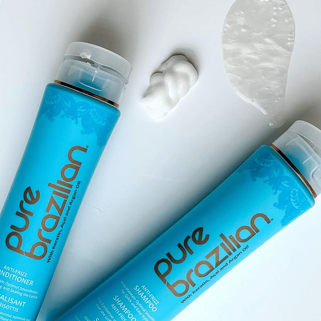 Shampoo y acondicionador diario antiencrespamiento PURE BRAZ