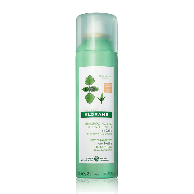 Shampoo seco con ortiga y tinte natural, ortiga para cabello