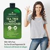 Shampoo y acondicionador de menta de árbol de té - Aceite pu