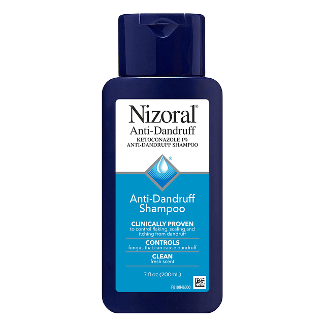 Shampoo anticaspa con 1% de ketoconazol, aroma fresco, 7 onz