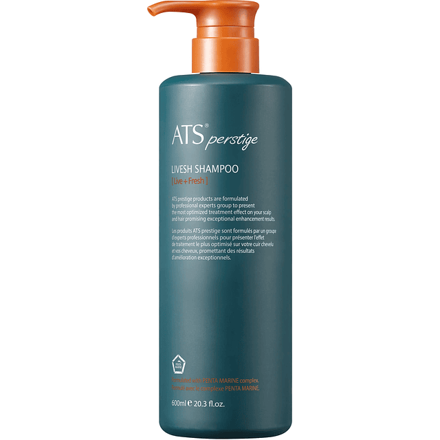 ATS Perstige Livesh Shampoo, 600ML, 20.29 fl.oz, Shampoo ref