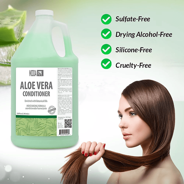 - Acondicionador Hidratante para todo tipo de Cabello, Aloe