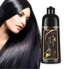 Shampoo de tinte para cabello negro natural 3 en 1 - Shampoo