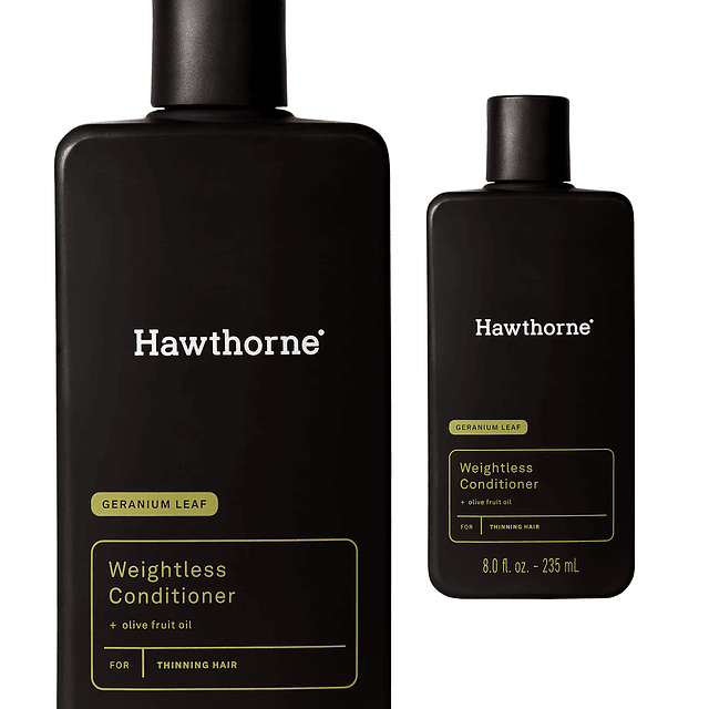 Acondicionador ingrávido para hombres . Para cabello fino y