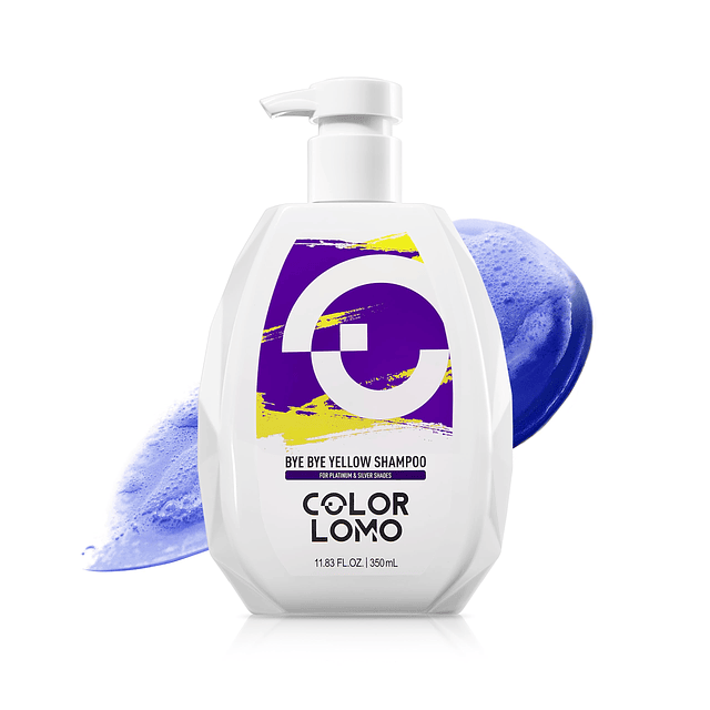 Bye Bye Yellow Purple Shampoo, neutraliza los tonos latón y