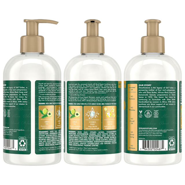 Juego de Shampoo y acondicionador de humedad de karité + aco