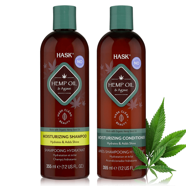 HEMP Shampoo hidratante + acondicionador para todo tipo de c