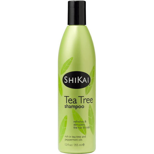 Shampoo Tea Tree (12 oz, paquete de 2) con menta y árbol de