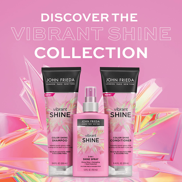 Shampoo Vibrant Shine, tratamiento para el cabello brillante