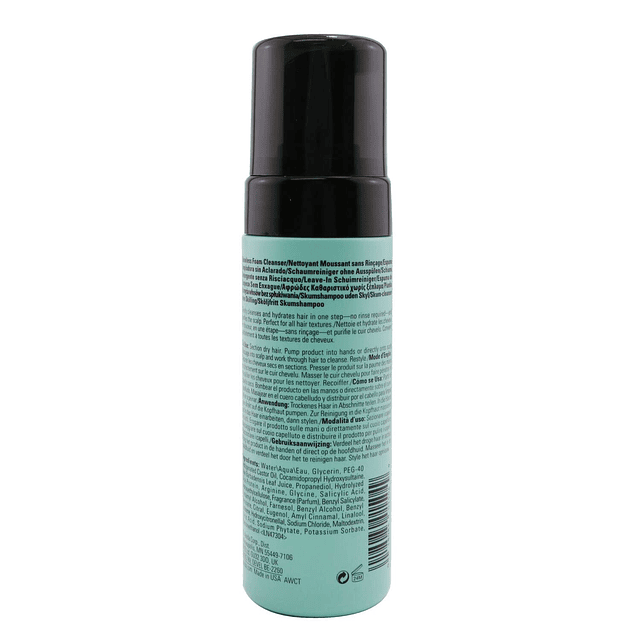 Foam Reset Limpiador hidratante para el cabello sin enjuague