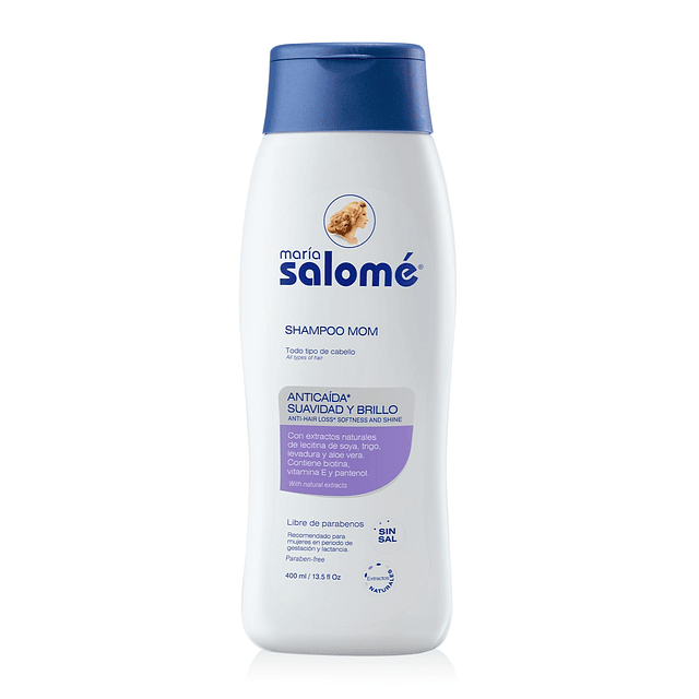 Shampoo MOM Prevencion Caida Y Nutricion del Cabello 400ml