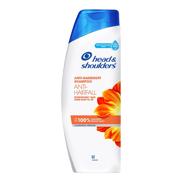 Shampoo anticaspa , anticaída, aroma a naranja, 360 ml