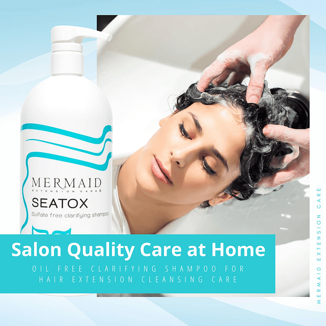 Seatox Shampoo clarificante, limpieza profunda, sin sulfato,