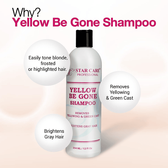 Shampoo Amarillo Be Gone 12oz/354ml