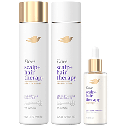 Scalp + Hair Therapy Set - Shampoo clarificante, acondiciona