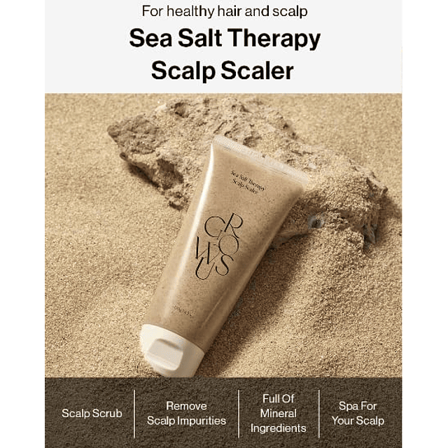 Sea Salt Therapy Scalp Scaler - Ácido salicílico, niacinamid