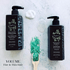 Shampoo de tratamiento mineral para cabello fino, fino y tra