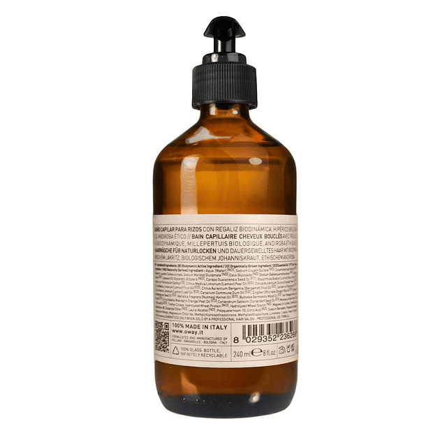 Baño para cabello rizado (Shampoo) 8oz