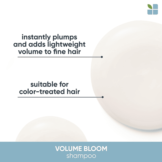 Shampoo Volume Bloom | Shampoo Voluminizador | Volumen y bri