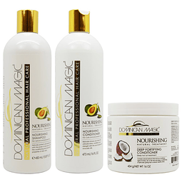 Juego de Shampoo y acondicionador nutritivo y acondicionador