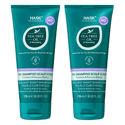 TEA TREE OIL & ROSEMARY Pre-Shampoo Exfoliante para el cuero