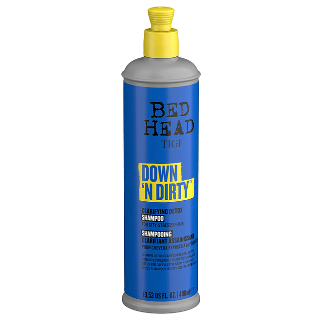 Bed Head Down N' Dirty Shampoo desintoxicante clarificante p