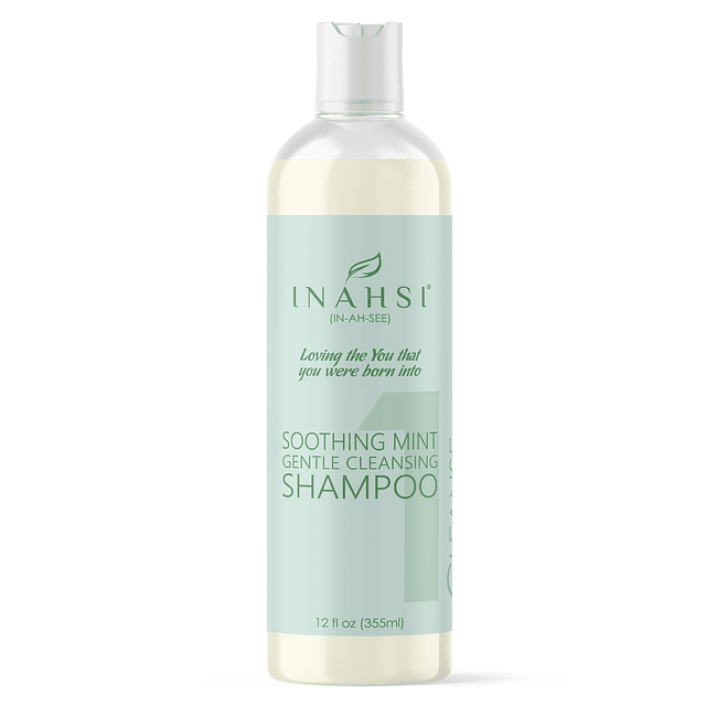 Shampoo limpiador suave de menta calmante | Shampoo para el