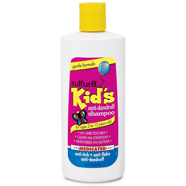 Sulphur8 Kids Shampoo anticaspa medicado, 7.5 onzas