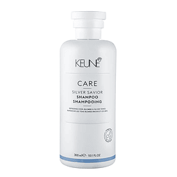 Keune Care Silver Savior Shampoo, limpiador tonificante y il