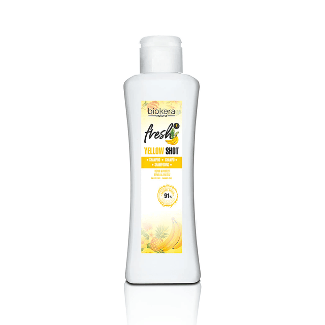 Biokera Salerm Shampoo Natural Fresh Yellow Shot