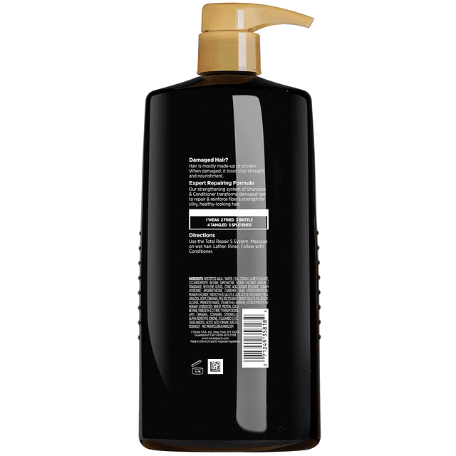 Elvive Total Repair 5 Shampoo reparador para cabello dañado