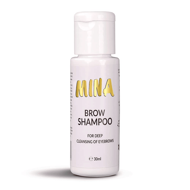 Shampoo Mina Brow, limpieza profunda, pretintado y limpieza