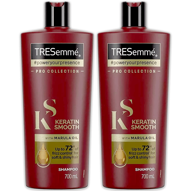 Tresemme Keratin Smooth Shampoo con aceite de marula, Pro Co