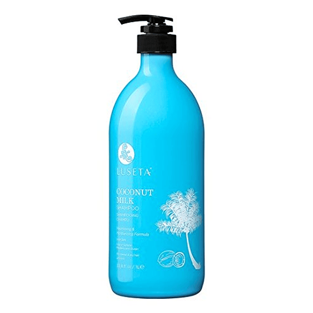 Luseta Shampoo de leche de coco Fórmula nutritiva e hidratan