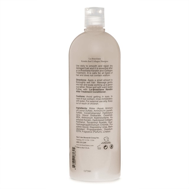 Shampoo de queratina y colágeno Uno, 8.45 fl.oz.