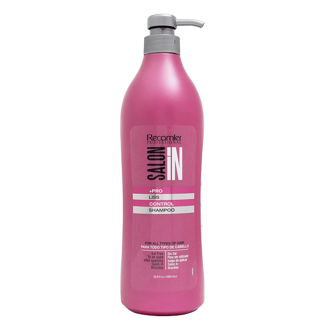 RECAMIER Anti Frizz Shampoo Liss Acondicionador Desenredante