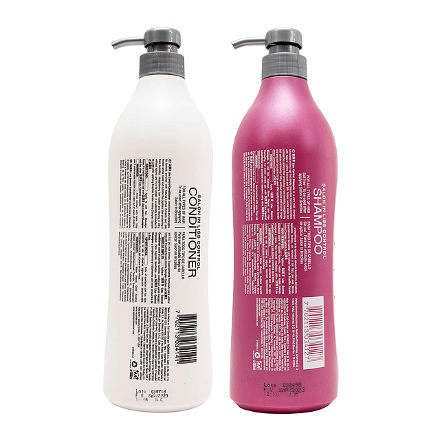 RECAMIER Anti Frizz Shampoo Liss Acondicionador Desenredante